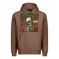 Chestnut jingle bell rockin skeleton christmas Premium Hoodie - Jasminsmagicworld