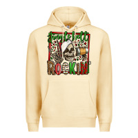 Pina Colada jingle bell rockin skeleton christmas Premium Hoodie - Jasminsmagicworld