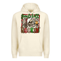 Jingle Bell Rockin Skeleton Christmas Premium Hoodie | Teevron