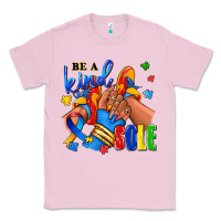 Bubblegum Pink Be a kind sole Autism afro girl sneakers Classic Tee - RanaPortraitStore