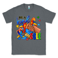 Charcoal Heather Be a kind sole Autism afro girl sneakers Classic Tee - RanaPortraitStore