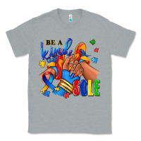 Heather Grey Be a kind sole Autism afro girl sneakers Classic Tee - RanaPortraitStore