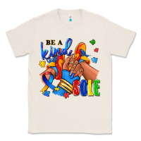 Natural Be a kind sole Autism afro girl sneakers Classic Tee - RanaPortraitStore