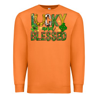 Carrot Lucky and blessed st. patricks day Premium Sweatshirt - Neo Western