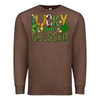Chestnut Lucky and blessed st. patricks day Premium Sweatshirt - Neo Western