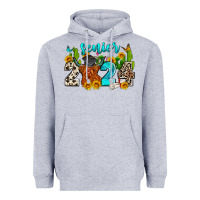 Heather Grey senior 2024 cow Heavyweight Hoodie - Zillion Design Studio