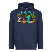 Navy senior 2024 cow Heavyweight Hoodie - Zillion Design Studio