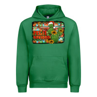 Emerald feliz navidad merry christmas cactus Urban Hoodie - Jasminsmagicworld
