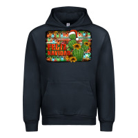 Navy feliz navidad merry christmas cactus Urban Hoodie - Jasminsmagicworld
