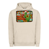 Pigment French Oak feliz navidad merry christmas cactus Urban Hoodie - Jasminsmagicworld