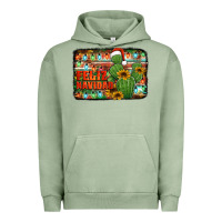 Pigment Oil Green feliz navidad merry christmas cactus Urban Hoodie - Jasminsmagicworld