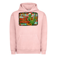 Pigment Salmon feliz navidad merry christmas cactus Urban Hoodie - Jasminsmagicworld