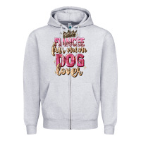 Heather Grey fiancée fur mom dog lover Zipper Hoodie - Zillion Design Studio