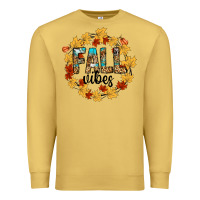 Antique Gold fall vibes Premium Sweatshirt - CowhideDigitalArt