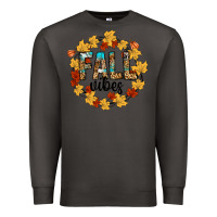 Smoke fall vibes Premium Sweatshirt - CowhideDigitalArt