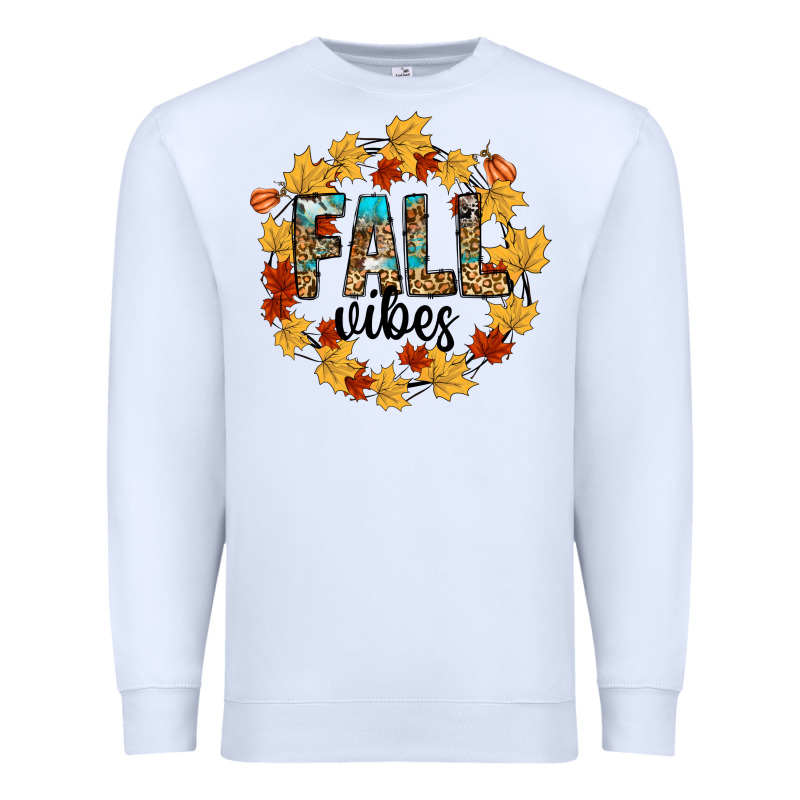 Fall Vibes Premium Sweatshirt by CowhideDigitalArt | Teevron