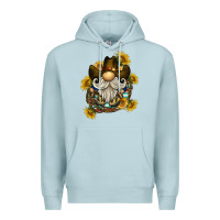 Blue Mist cowboy gnome sunflower rope Premium Hoodie - BarkalooDesign
