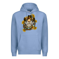 Colony Blue cowboy gnome sunflower rope Premium Hoodie - BarkalooDesign