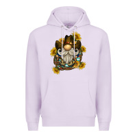 Lilac cowboy gnome sunflower rope Premium Hoodie - BarkalooDesign