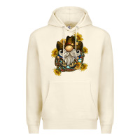 Sandshell cowboy gnome sunflower rope Premium Hoodie - BarkalooDesign