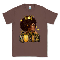 Chestnut Birthday queen afro girl Classic Tee - RanaPortraitStore