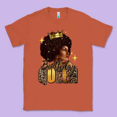 Birthday Queen Afro Girl Classic Tee Designed By Ranaportraitstore
