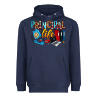 Navy principal life Heavyweight Hoodie - Zillion Design Studio