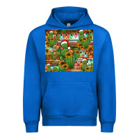 Cobalt feliz navidad merry christmas cactus tumbler Urban Hoodie - Jasminsmagicworld