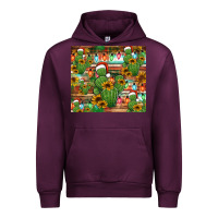 Mauve Wine feliz navidad merry christmas cactus tumbler Urban Hoodie - Jasminsmagicworld