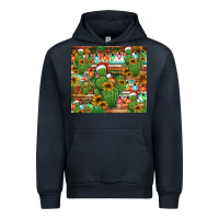 Navy feliz navidad merry christmas cactus tumbler Urban Hoodie - Jasminsmagicworld