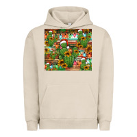 Pigment French Oak feliz navidad merry christmas cactus tumbler Urban Hoodie - Jasminsmagicworld