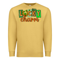 Antique Gold Lucky charm st. patricks day Premium Sweatshirt - Neo Western