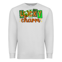 Dove Grey Lucky charm st. patricks day Premium Sweatshirt - Neo Western
