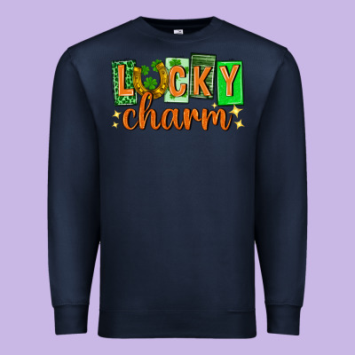 Lucky Charm St. Patricks Day Premium Sweatshirt Designed By Neo Western