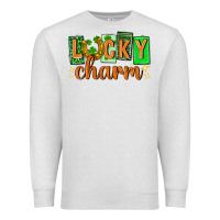 Oatmeal Heather Lucky charm st. patricks day Premium Sweatshirt - Neo Western