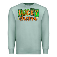 Seafoam Lucky charm st. patricks day Premium Sweatshirt - Neo Western