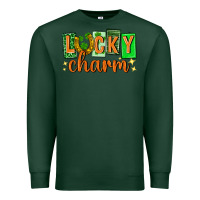 Sports Green Lucky charm st. patricks day Premium Sweatshirt - Neo Western