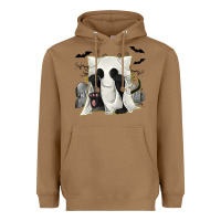 Toasted Coconut Ghost Cat Heavyweight Hoodie - texasbilliewilder