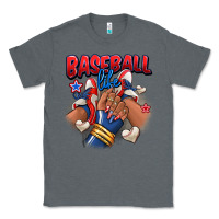 Charcoal Heather Baseball life afro girl sneakers Classic Tee - RanaPortraitStore