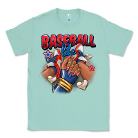 Baseball Life Afro Girl Sneakers Classic Tee | Teevron