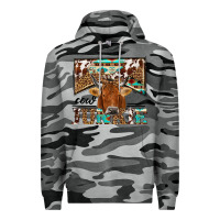 Slate Camo cow junkie Premium Hoodie - NancyCooperArtShop