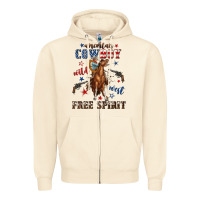Sandshell american cowboy wild west free spirit Zipper Hoodie - texasbilliewilder