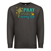 Smoke pray more worry less Premium Sweatshirt - HRA Design Shop