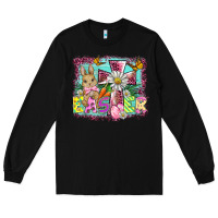 Black easter cross background Long Sleeve Tee - BarkalooDesign