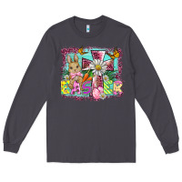 Smoke easter cross background Long Sleeve Tee - BarkalooDesign