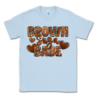 Dusty Blue Brown sugar babe Classic Tee - RanaPortraitStore