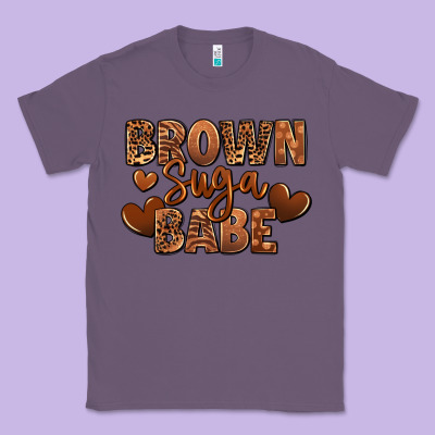 Brown Sugar Babe Classic Tee Designed By Ranaportraitstore