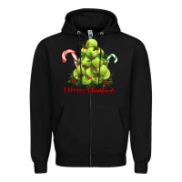 Black Merry Christmas Tennis Zipper Hoodie - RanaPortraitStore