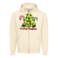 Sandshell Merry Christmas Tennis Zipper Hoodie - RanaPortraitStore