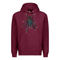 Burgundy Pink Toe Tarantula Premium Hoodie - LillyAllenDesigns